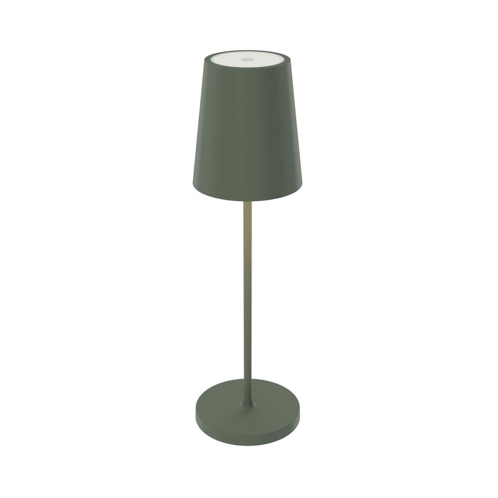 Dals Lighting RTL-3C-SA Rechargeable Table Lamp, 3CCT - Sage Green