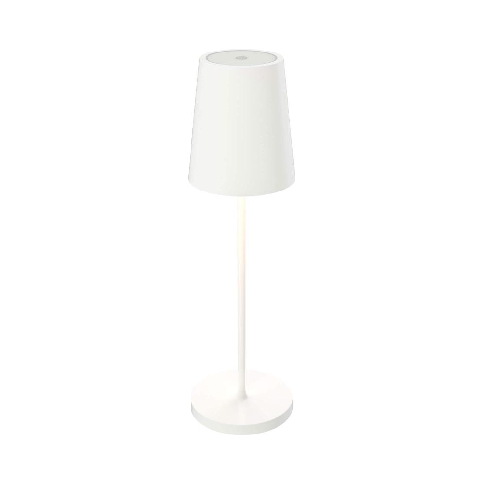 Dals Lighting RTL-3C-WH Rechargeable Table Lamp, 3CCT - White