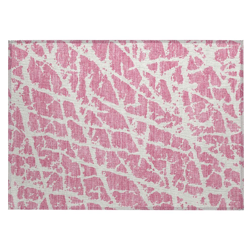 Dalyn Rugs ACN501 Machine Washable Indoor/Outdoor Chantille ACN501 Pink 1