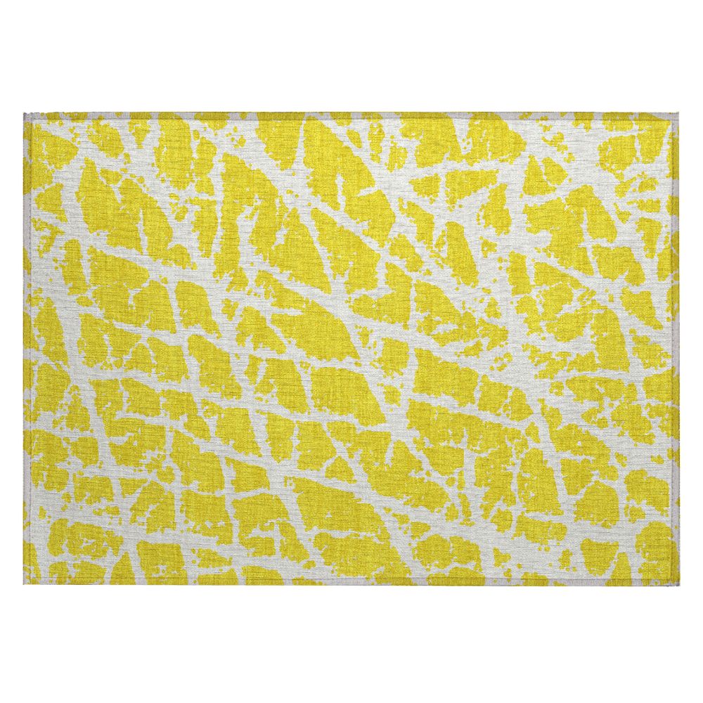 Dalyn Rugs ACN501 Machine Washable Indoor/Outdoor Chantille ACN501 Gold 1
