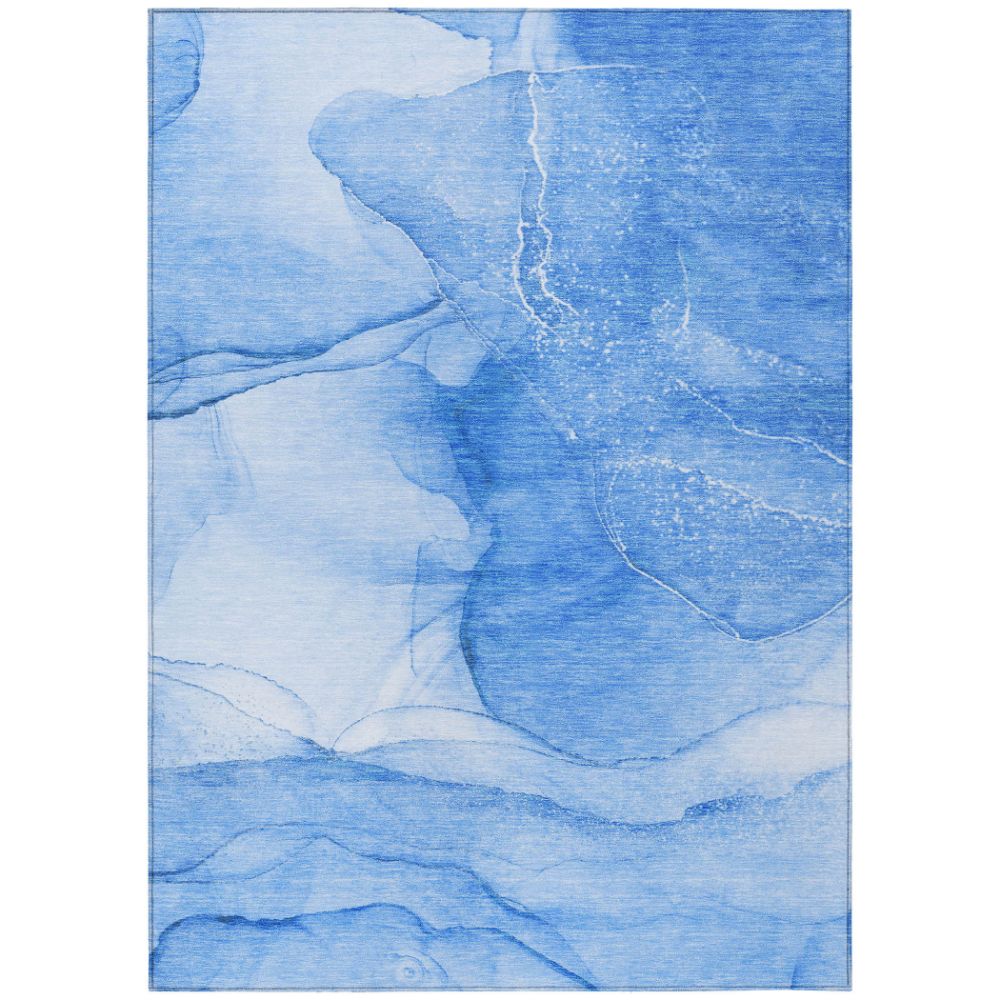 Dalyn Rugs ACN507 Machine Washable Indoor/Outdoor Chantille ACN507 Blue 5