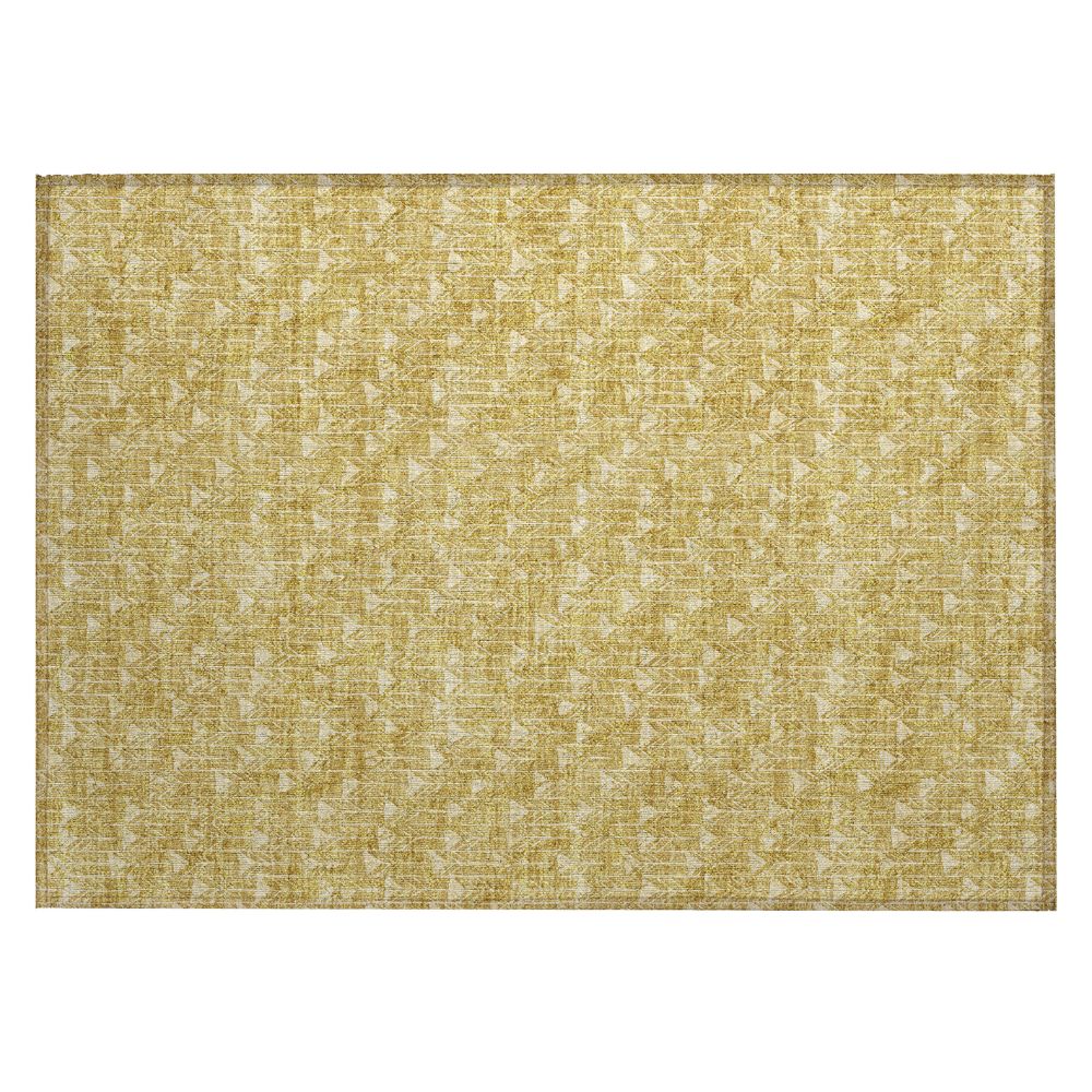 Dalyn Rugs ACN514 Machine Washable Indoor/Outdoor Chantille ACN514 Gold 1