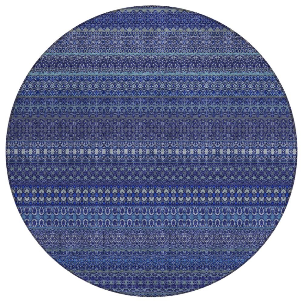Dalyn Rugs ACN527 Machine Washable Indoor/Outdoor Chantille ACN527 Blue 8