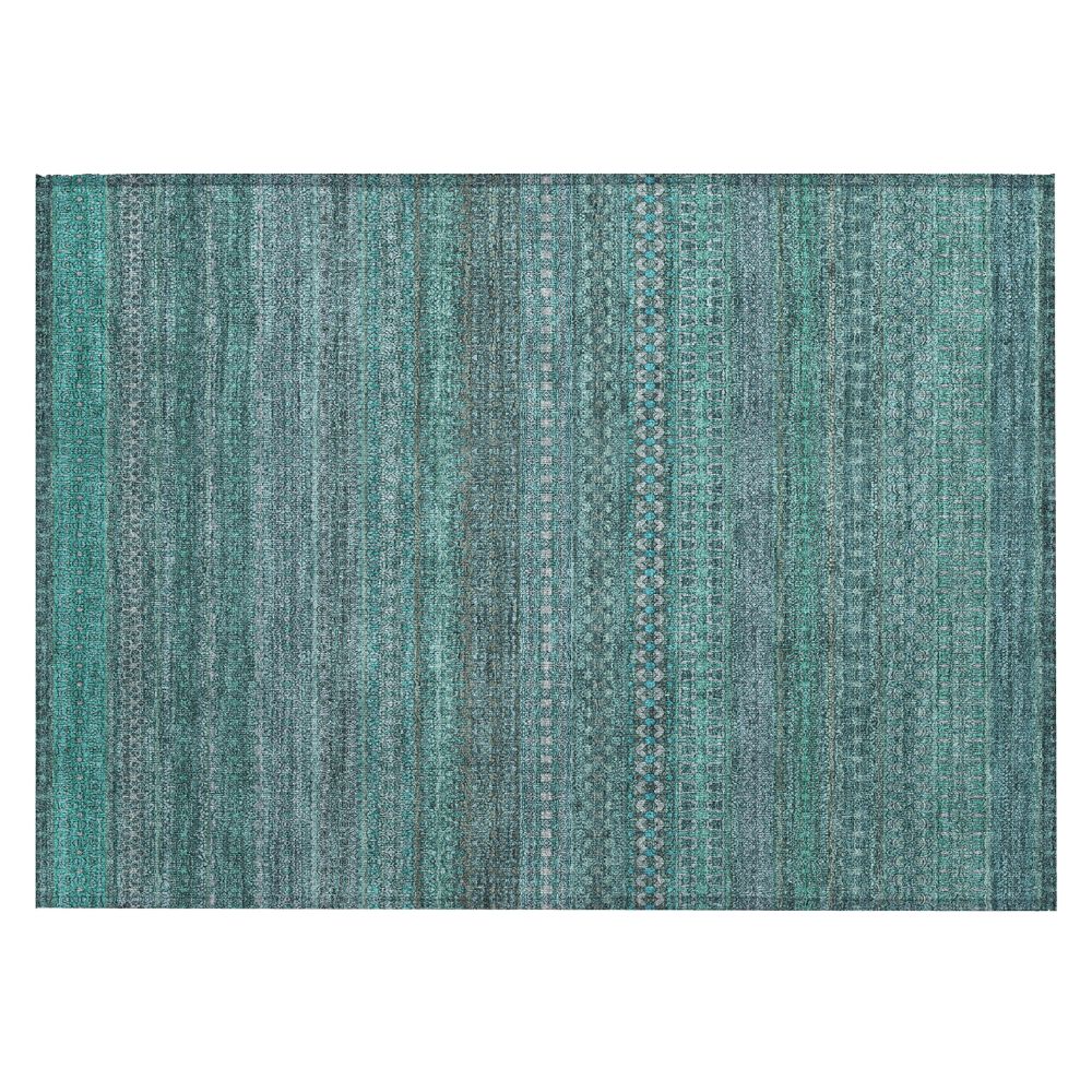 Dalyn Rugs ACN527 Machine Washable Indoor/Outdoor Chantille ACN527 Teal 1