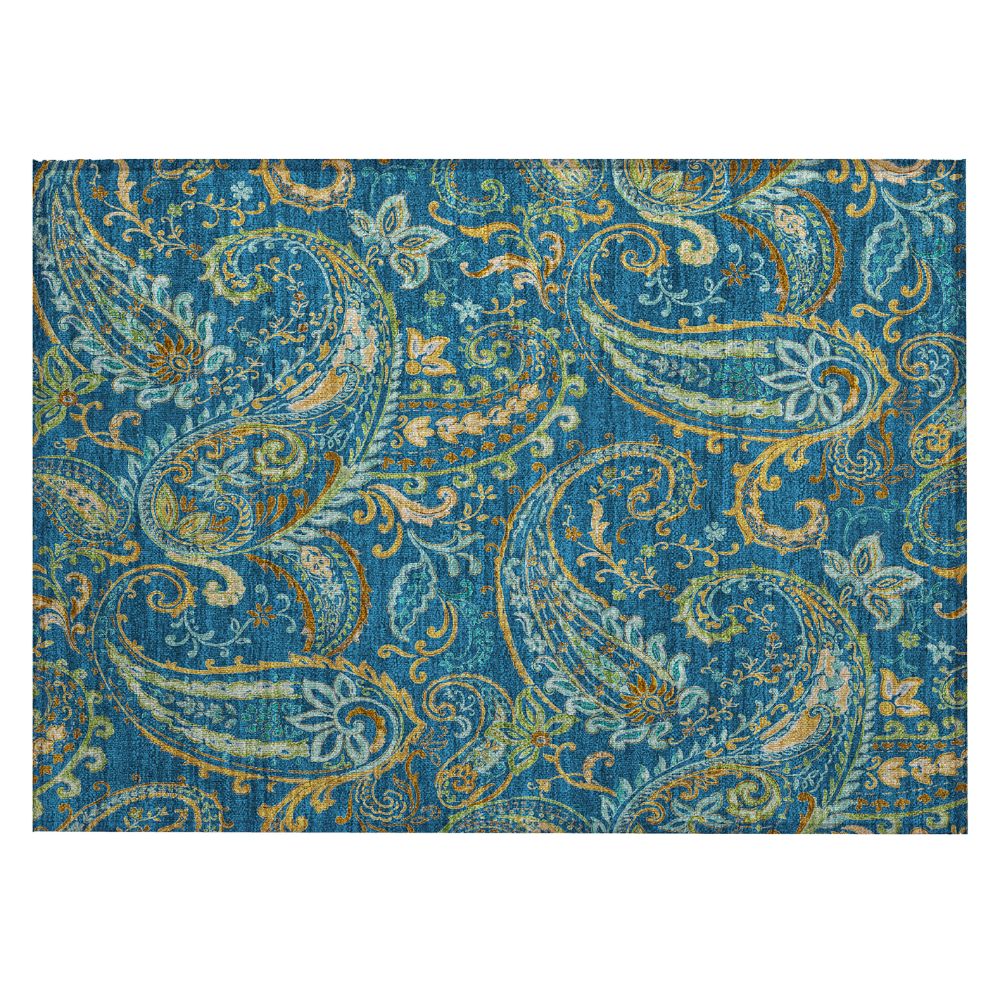 Dalyn Rugs ACN533 Machine Washable Indoor/Outdoor Chantille ACN533 Blue 1