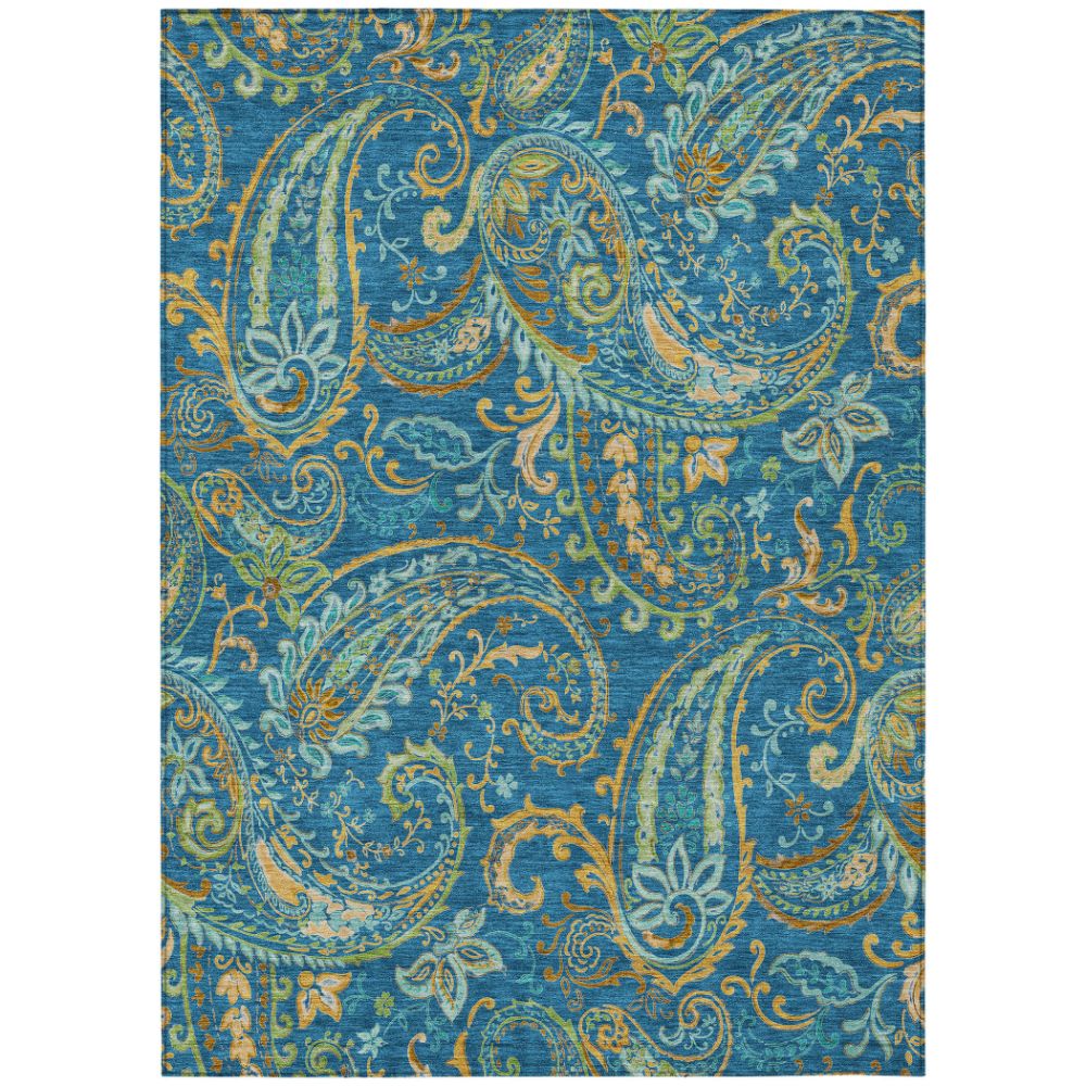 Dalyn Rugs ACN533 Machine Washable Indoor/Outdoor Chantille ACN533 Blue 5