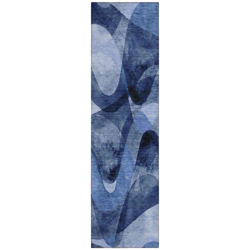 Dalyn Rugs ACN536 Machine Washable Indoor/Outdoor Chantille ACN536 Blue 2