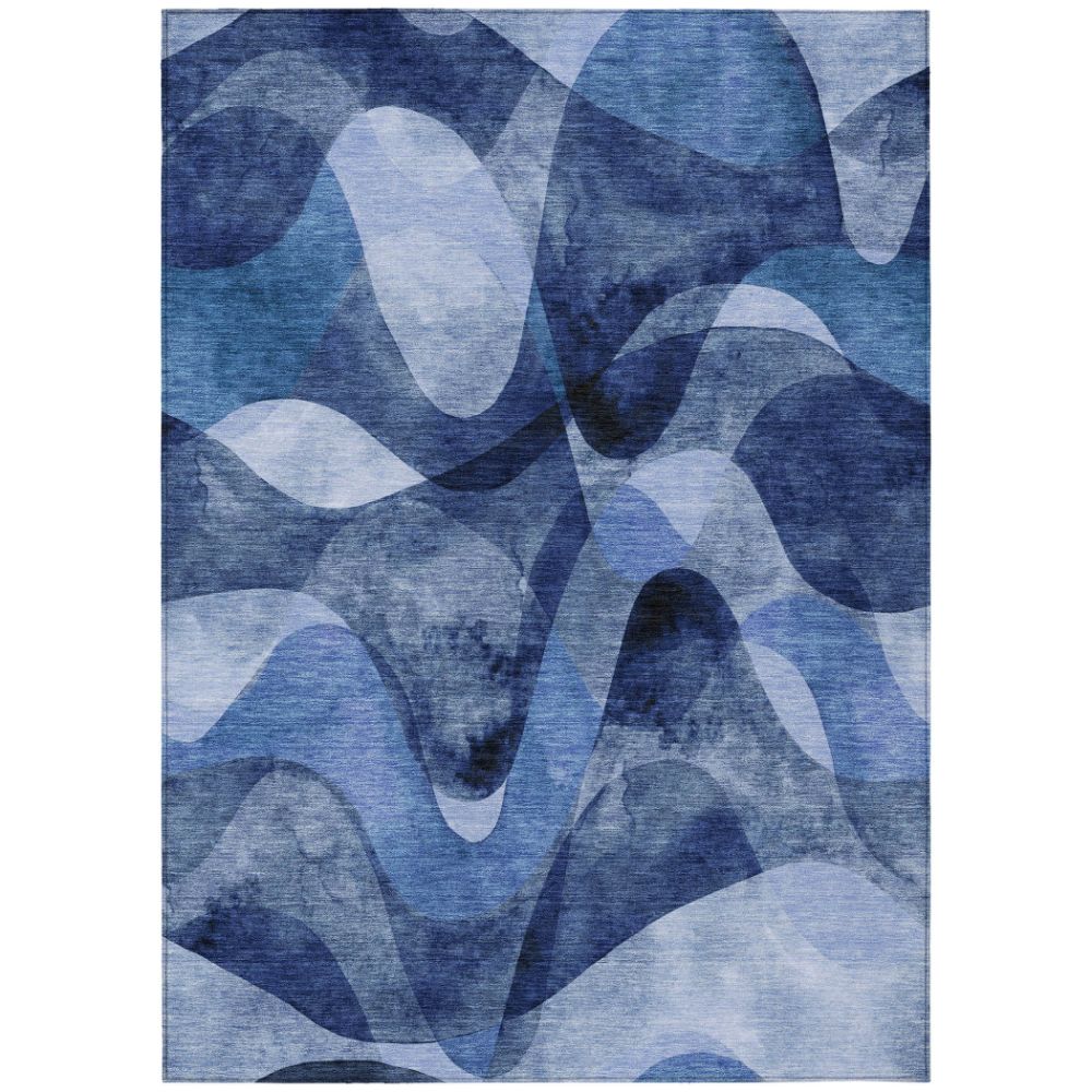 Dalyn Rugs ACN536 Machine Washable Indoor/Outdoor Chantille ACN536 Blue 10
