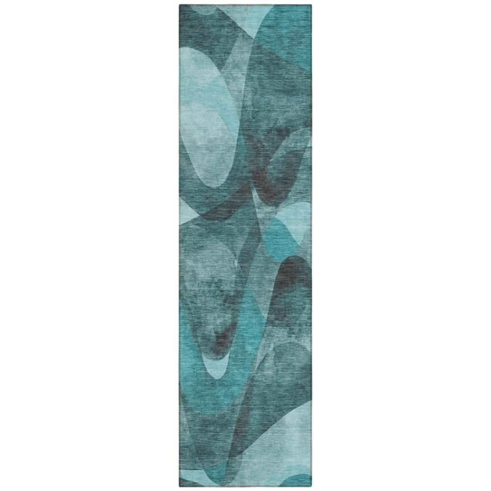 Dalyn Rugs ACN536 Machine Washable Indoor/Outdoor Chantille ACN536 Teal 2