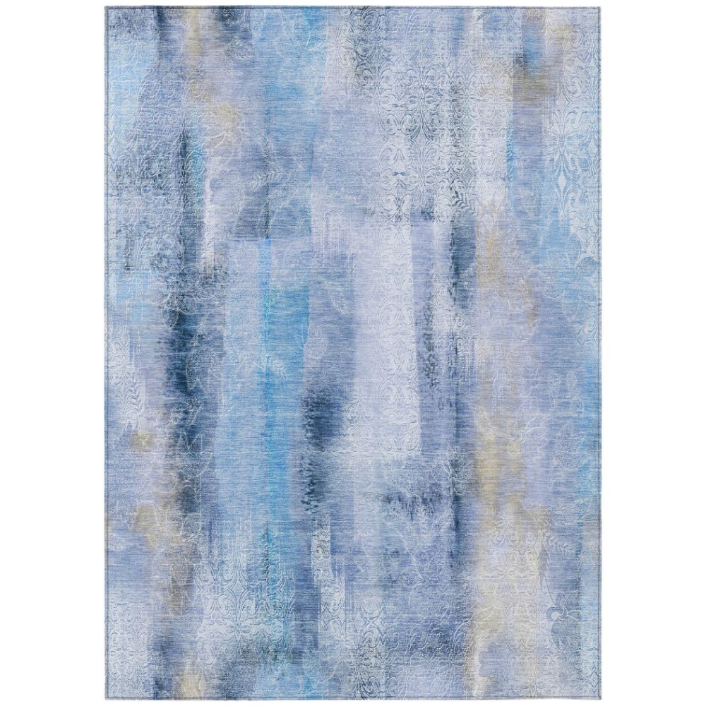 Dalyn Rugs ACN537 Machine Washable Indoor/Outdoor Chantille ACN537 Blue 10