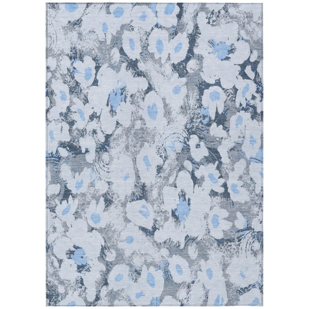 Dalyn Rugs ACN538 Machine Washable Indoor/Outdoor Chantille ACN538 Blue 10