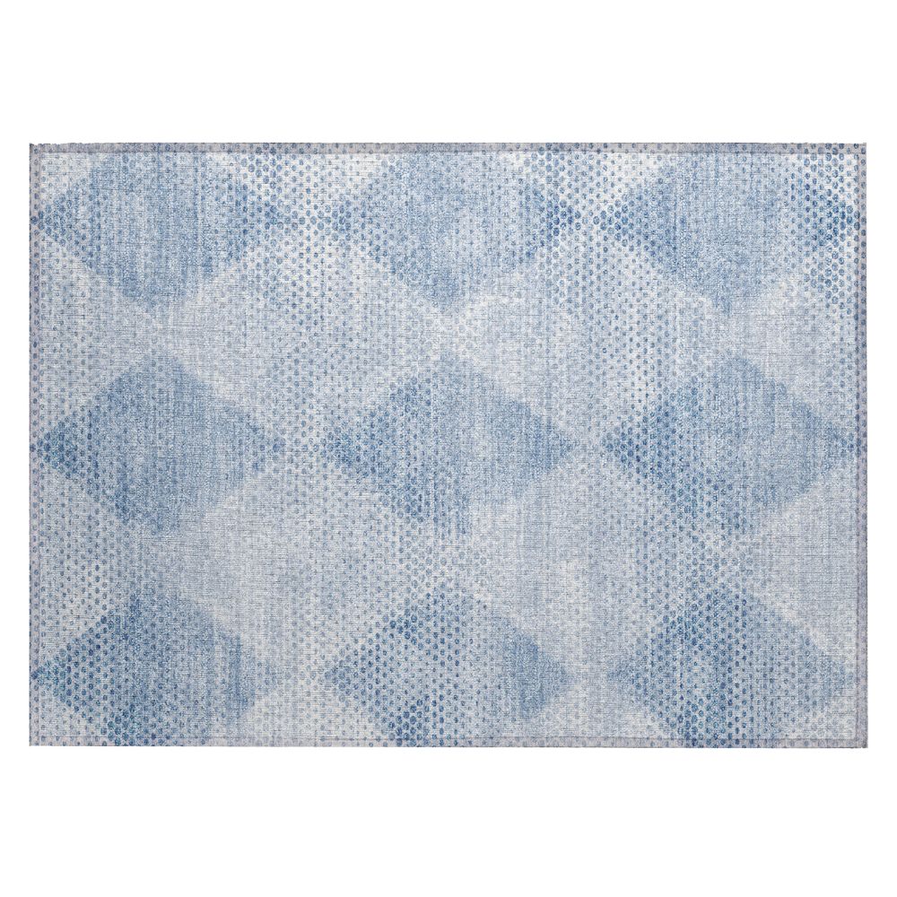 Dalyn Rugs ACN539 Machine Washable Indoor/Outdoor Chantille ACN539 Blue 1