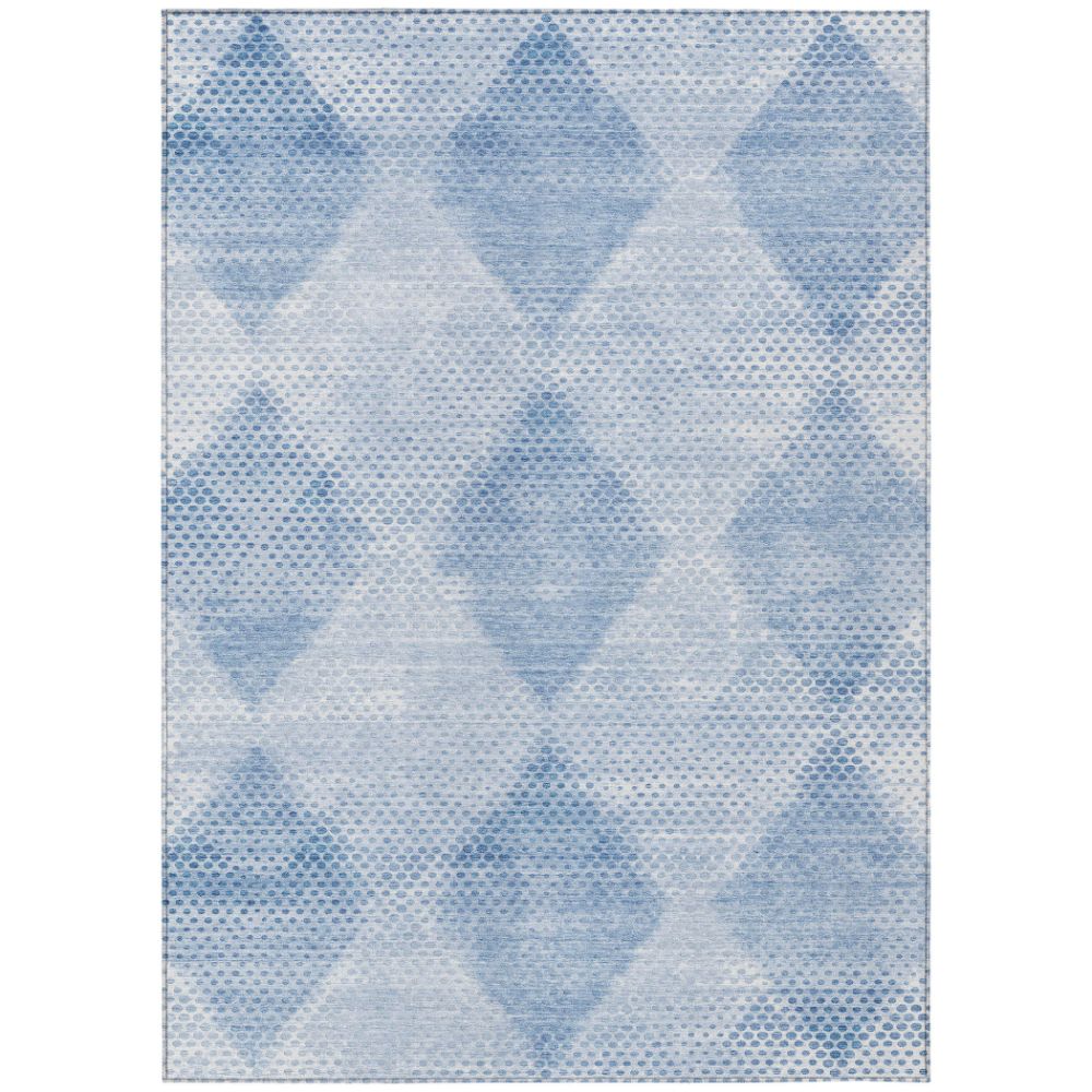Dalyn Rugs ACN539 Machine Washable Indoor/Outdoor Chantille ACN539 Blue 10