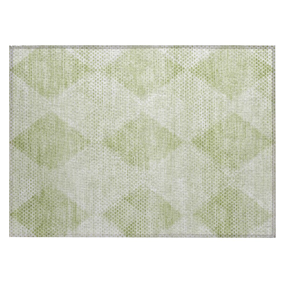 Dalyn Rugs ACN539 Machine Washable Indoor/Outdoor Chantille ACN539 Green 1