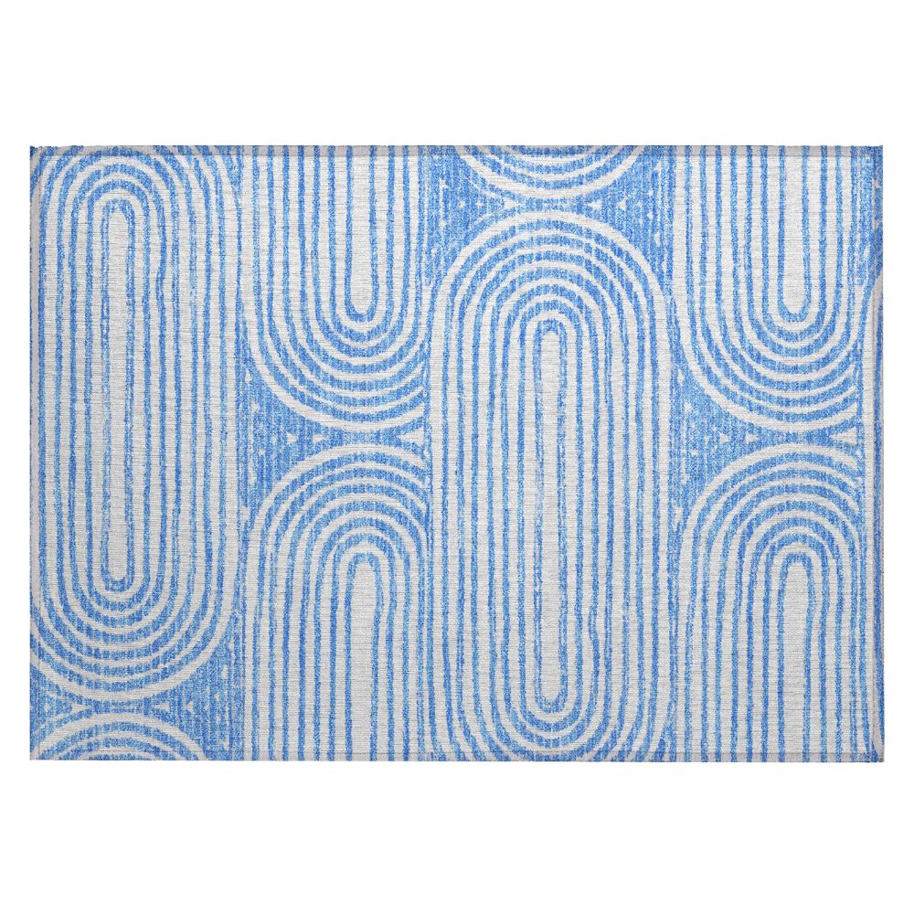 Dalyn Rugs ACN540 Machine Washable Indoor/Outdoor Chantille ACN540 Blue 1