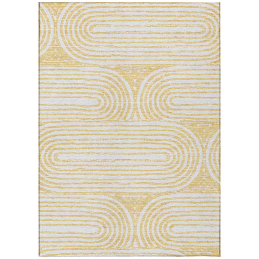 Dalyn Rugs ACN540 Machine Washable Indoor/Outdoor Chantille ACN540 Gold 3