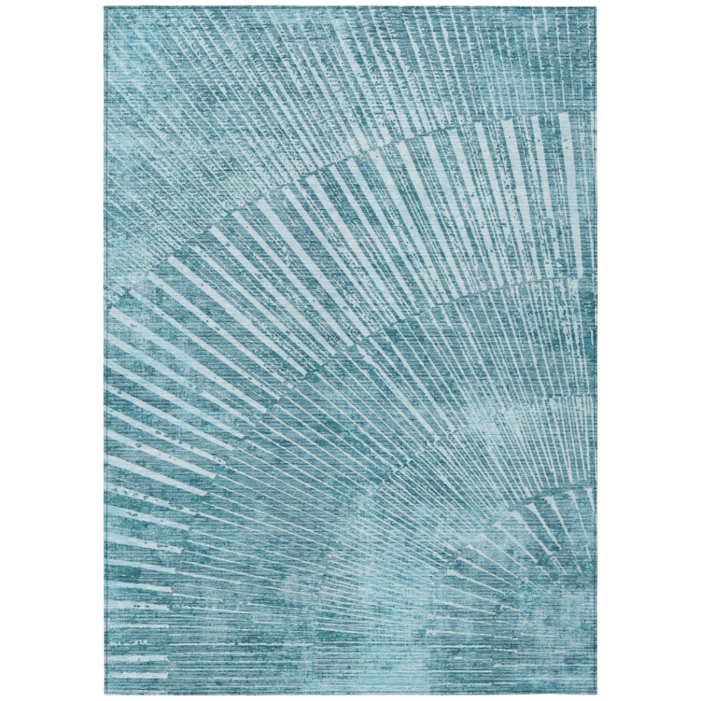 Dalyn Rugs ACN542 Machine Washable Indoor/Outdoor Chantille ACN542 Teal 5