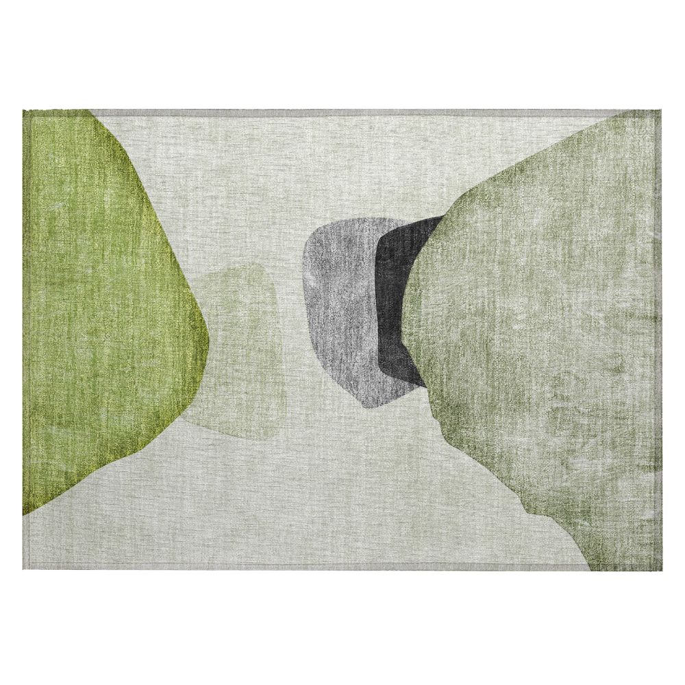 Dalyn Rugs ACN547 Machine Washable Indoor/Outdoor Chantille ACN547 Green 1