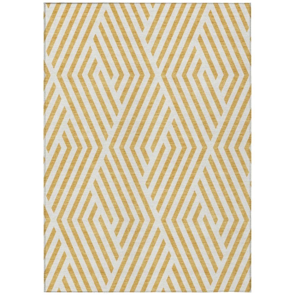 Dalyn Rugs ACN550 Machine Washable Indoor/Outdoor Chantille ACN550 Gold 3
