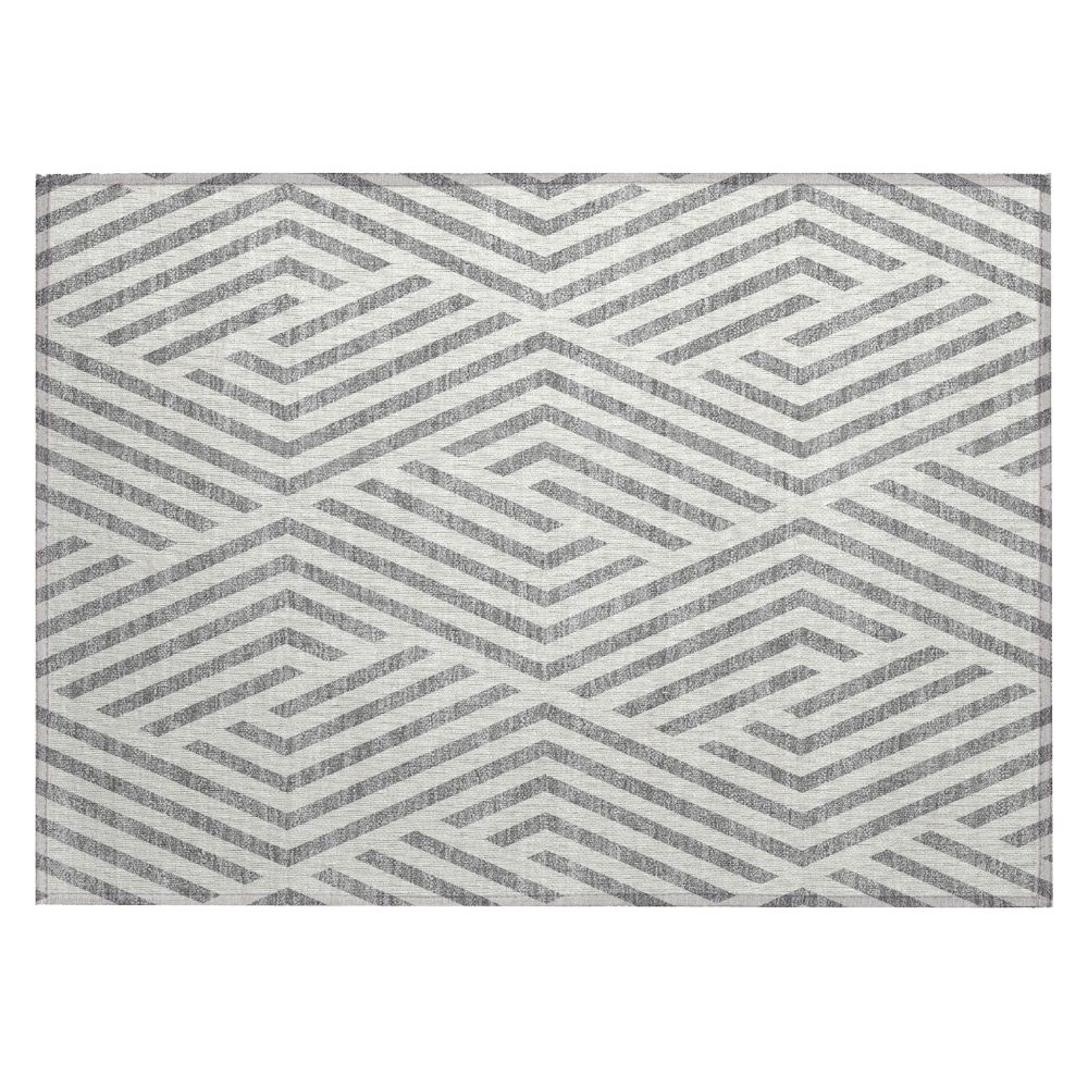 Dalyn Rugs ACN550 Machine Washable Indoor/Outdoor Chantille ACN550 Gray 1