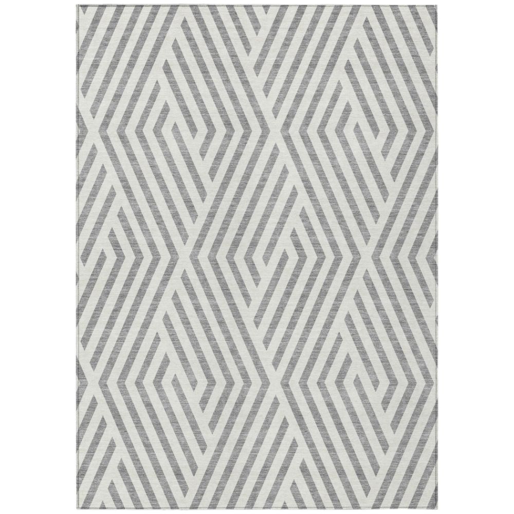 Dalyn Rugs ACN550 Machine Washable Indoor/Outdoor Chantille ACN550 Gray 10