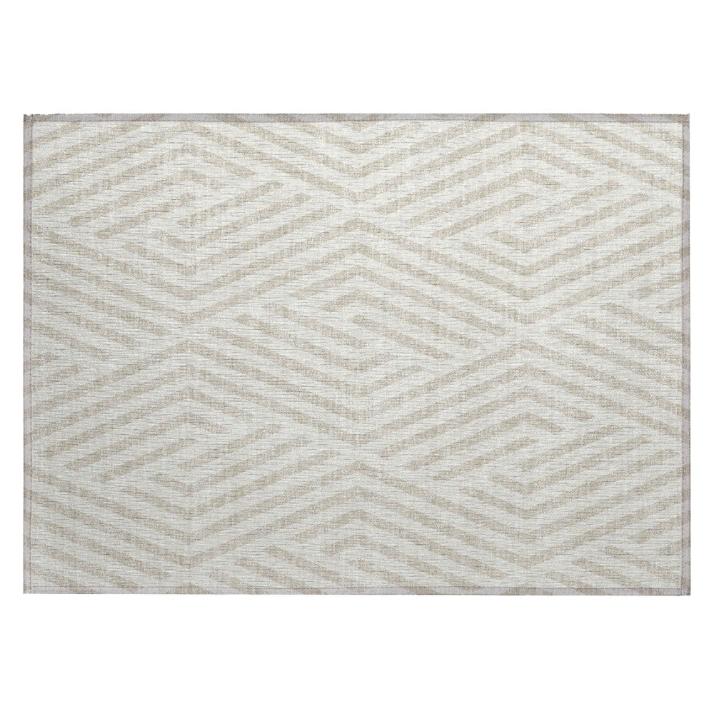 Dalyn Rugs ACN550 Machine Washable Indoor/Outdoor Chantille ACN550 Ivory 1