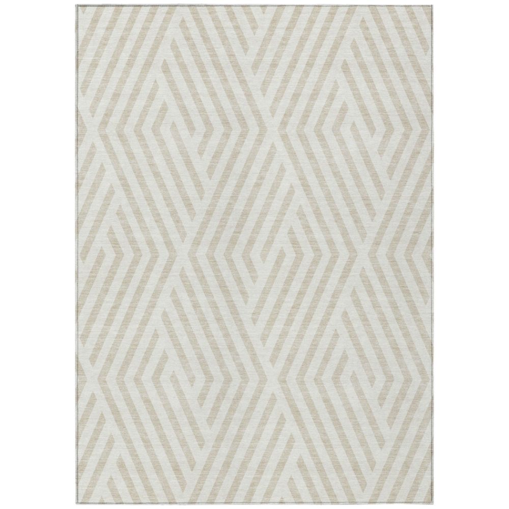 Dalyn Rugs ACN550 Machine Washable Indoor/Outdoor Chantille ACN550 Ivory 10