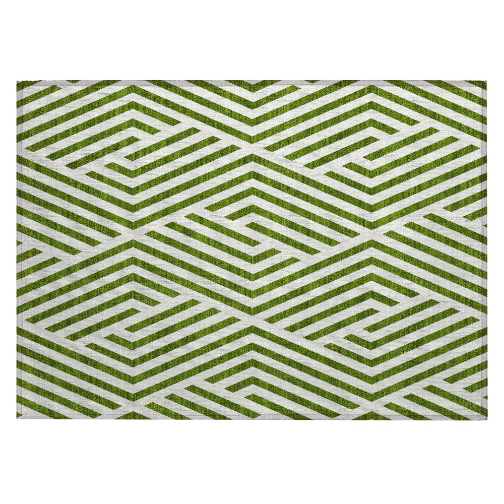 Dalyn Rugs ACN550 Machine Washable Indoor/Outdoor Chantille ACN550 Green 1
