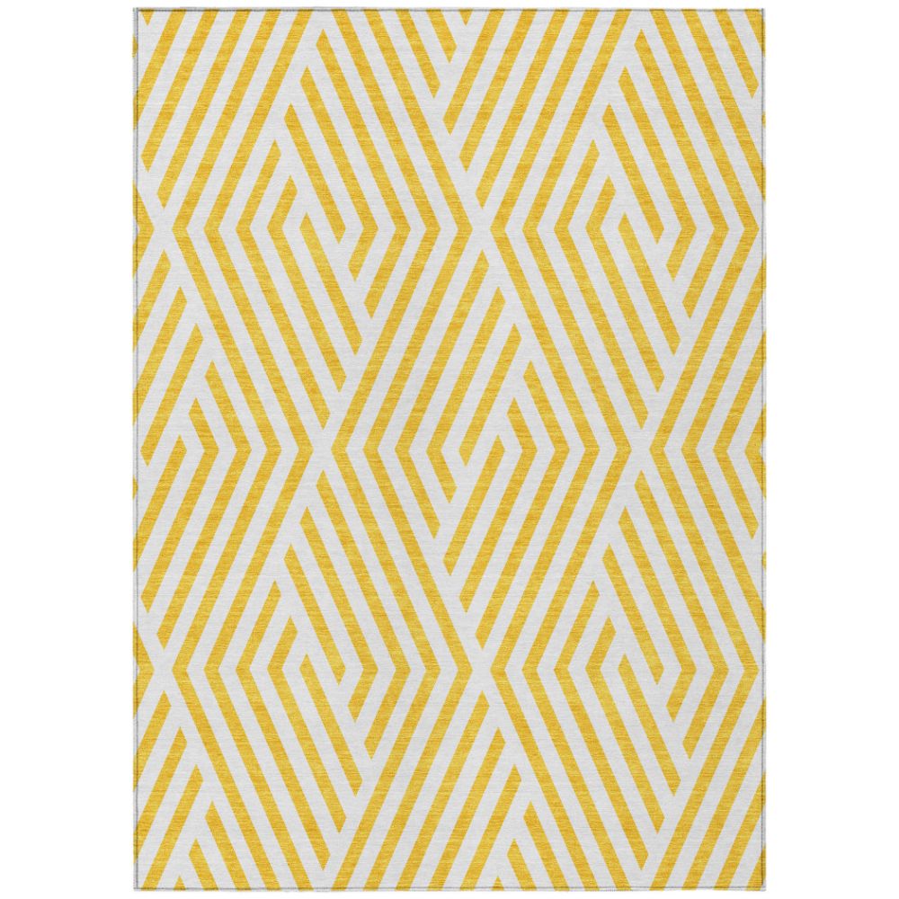 Dalyn Rugs ACN550 Machine Washable Indoor/Outdoor Chantille ACN550 Gold 10