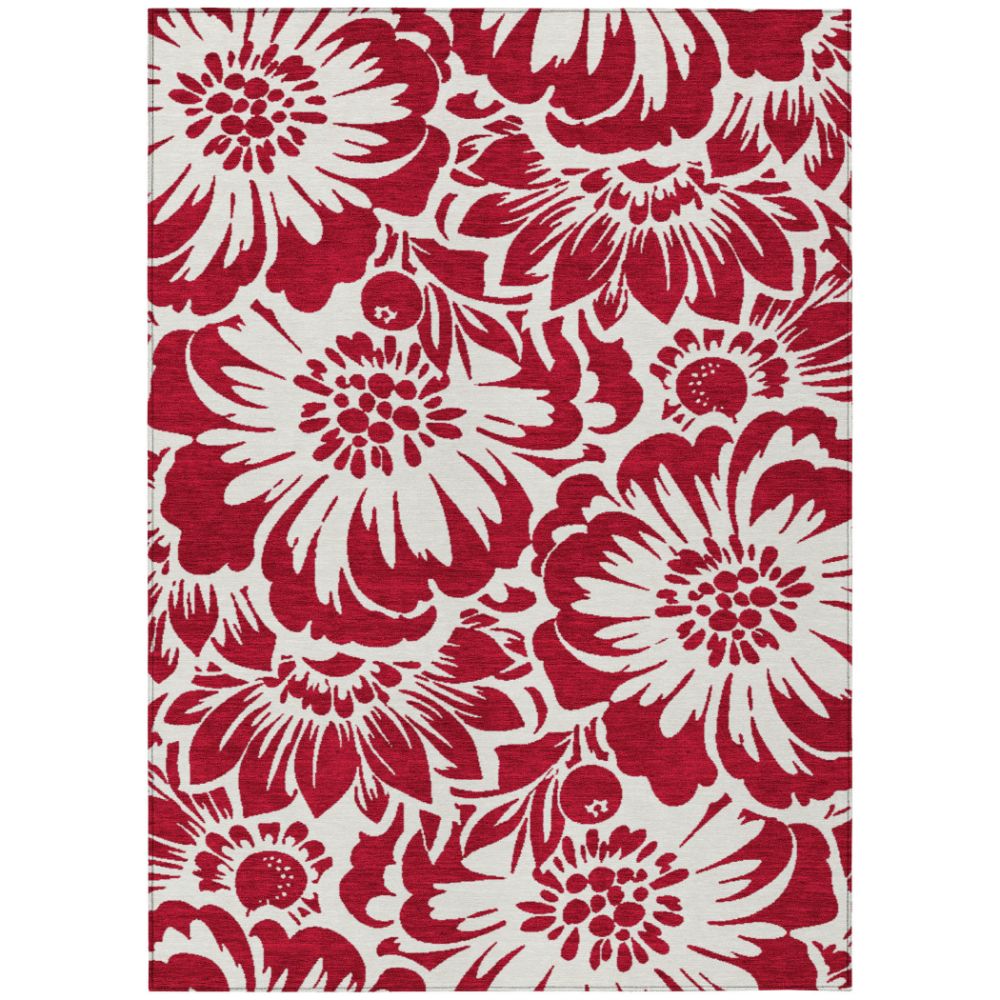 Dalyn Rugs ACN551 Machine Washable Indoor/Outdoor Chantille ACN551 Red 9