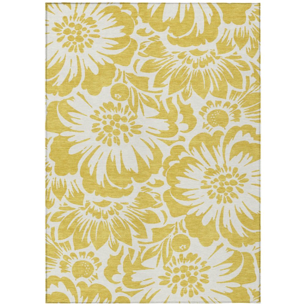 Dalyn Rugs ACN551 Machine Washable Indoor/Outdoor Chantille ACN551 Gold 3