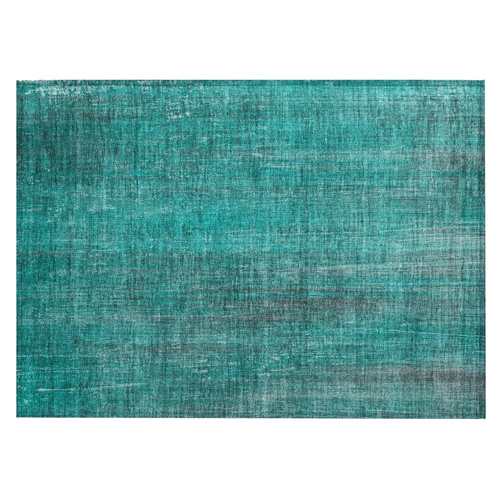 Dalyn Rugs ACN552 Machine Washable Indoor/Outdoor Chantille ACN552 Teal 1