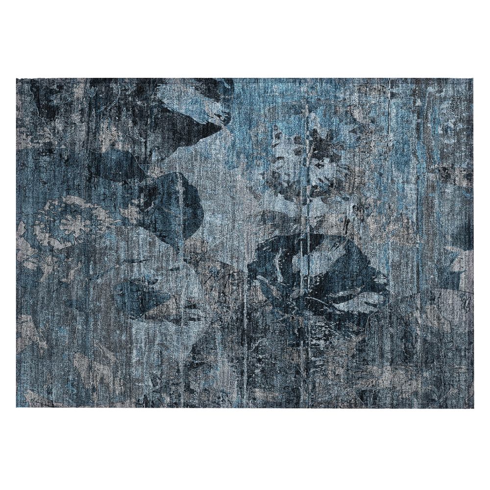 Dalyn Rugs ACN555 Machine Washable Indoor/Outdoor Chantille ACN555 Blue 1