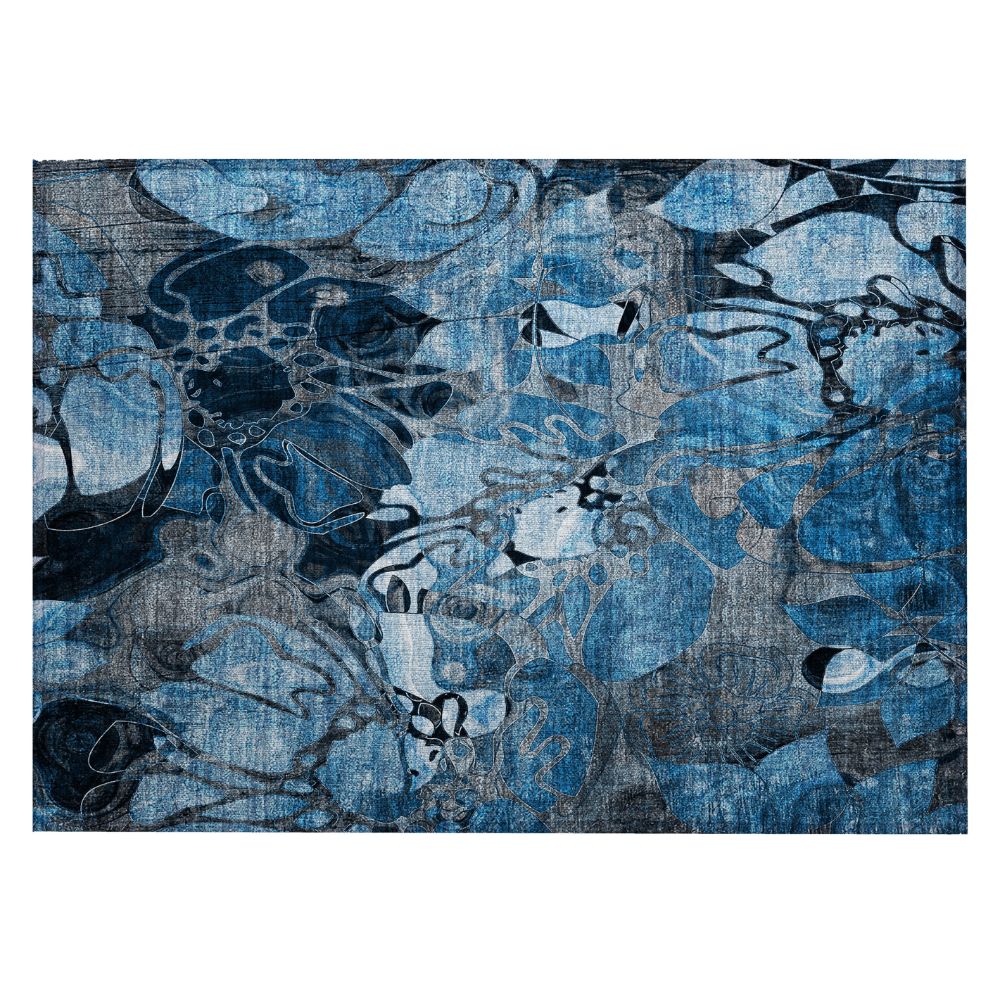 Dalyn Rugs ACN558 Machine Washable Indoor/Outdoor Chantille ACN558 Blue 1