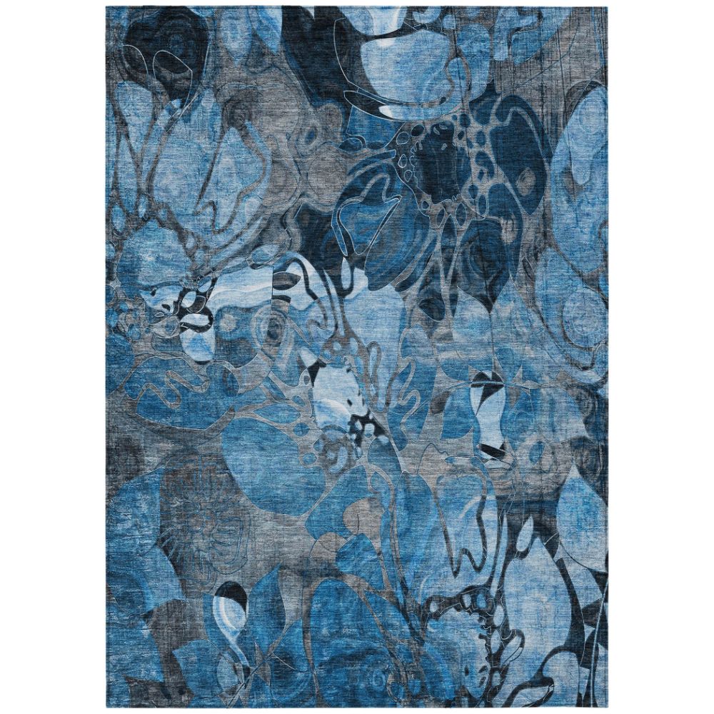 Dalyn Rugs ACN558 Machine Washable Indoor/Outdoor Chantille ACN558 Blue 10
