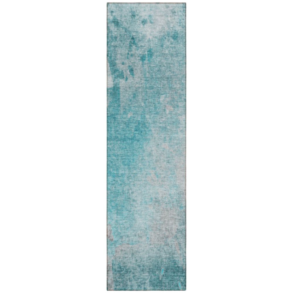 Dalyn Rugs ACN562 Machine Washable Indoor/Outdoor Chantille ACN562 Teal 2