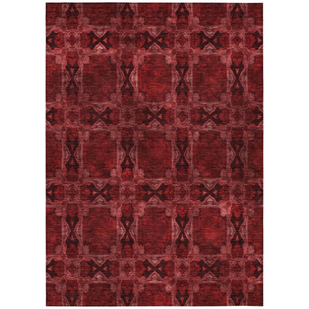 Dalyn Rugs ACN564 Machine Washable Indoor/Outdoor Chantille ACN564 Red 10