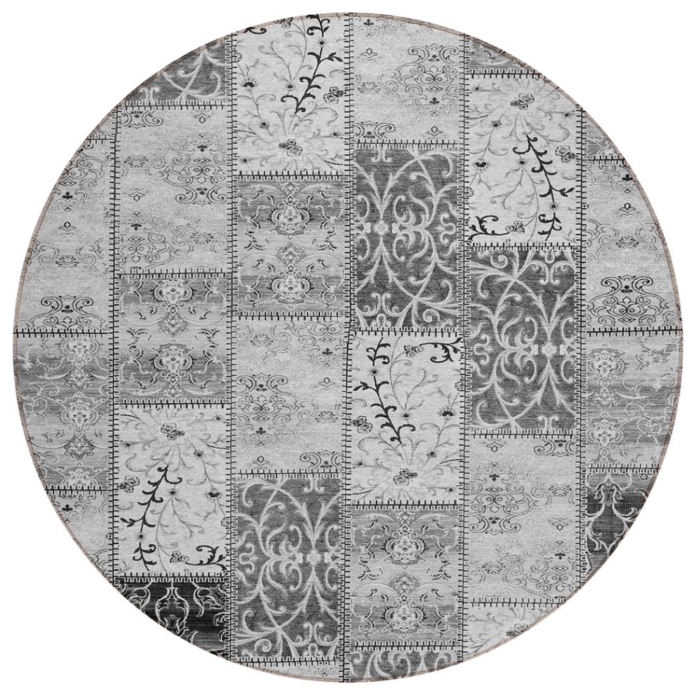 Dalyn Rugs ACN566 Machine Washable Indoor/Outdoor Chantille ACN566 Gray 8