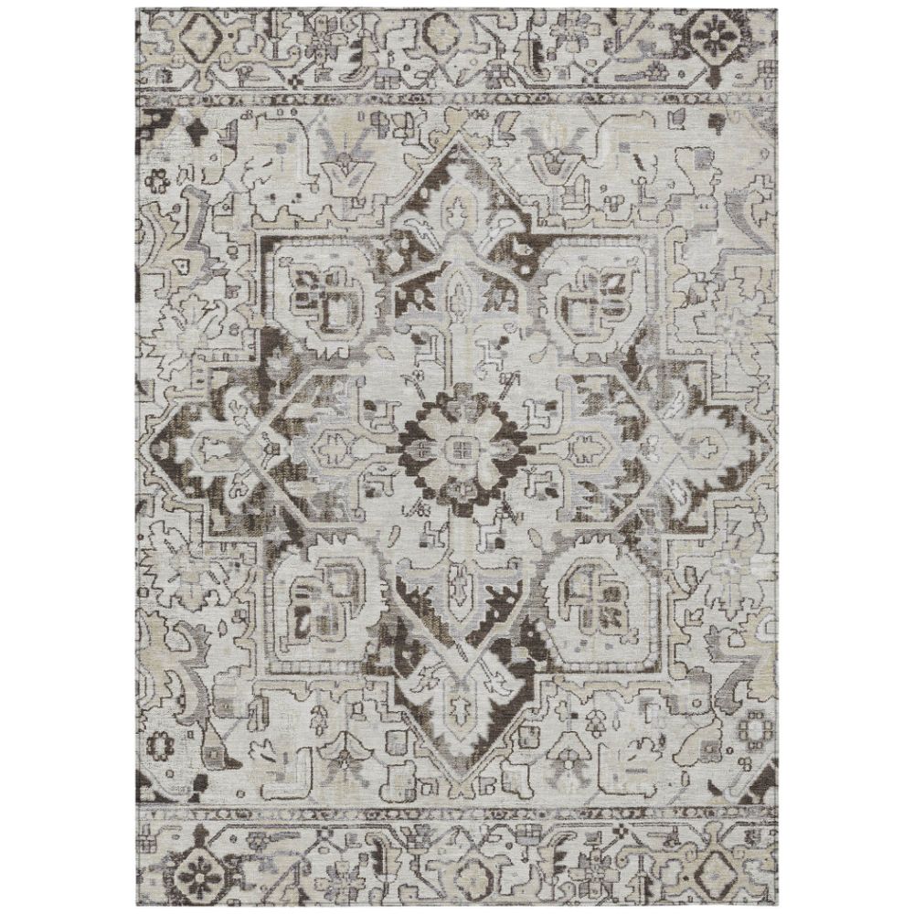Dalyn Rugs ACN570 Machine Washable Indoor/Outdoor Chantille ACN570 Ivory 2