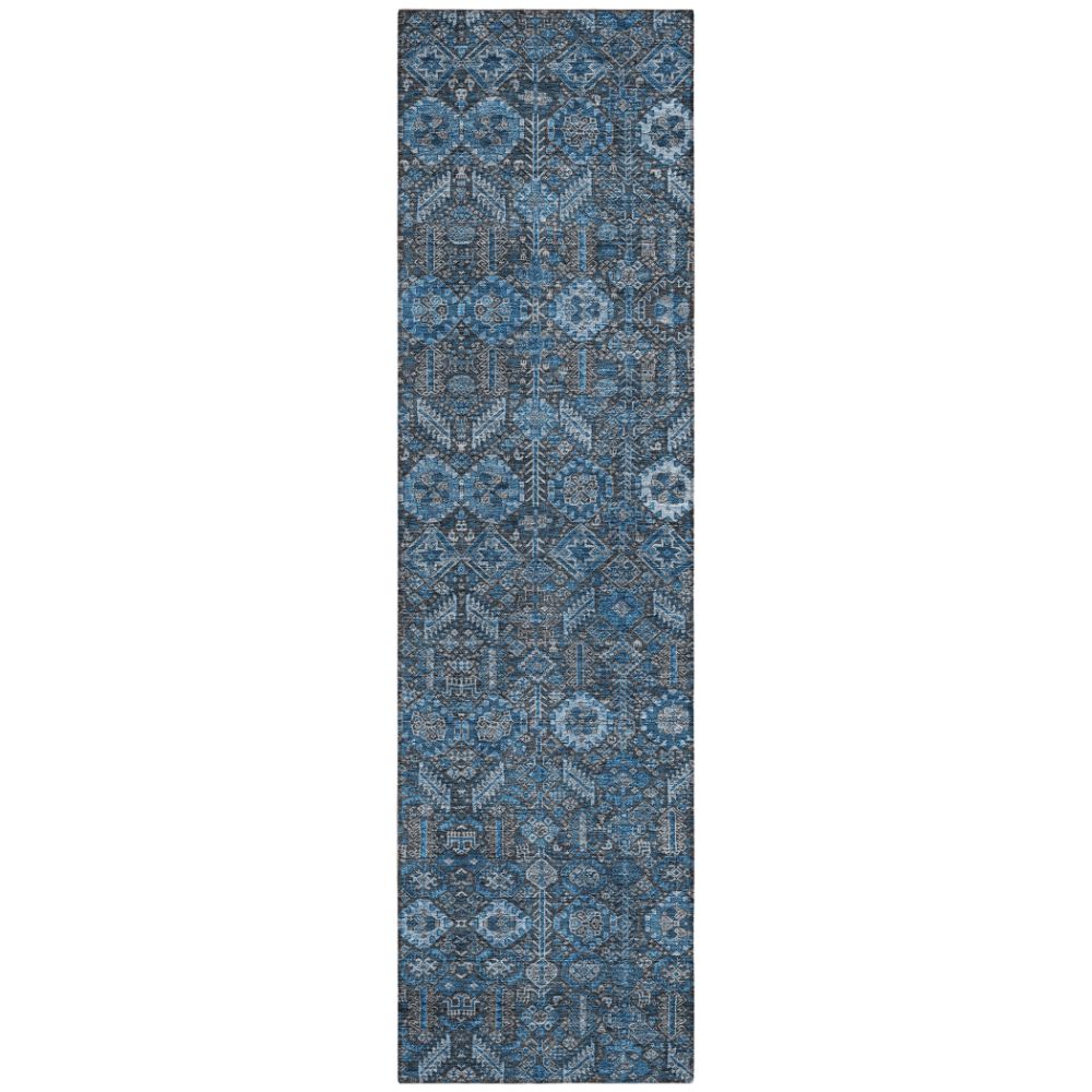 Dalyn Rugs ACN574 Machine Washable Indoor/Outdoor Chantille ACN574 Blue 2