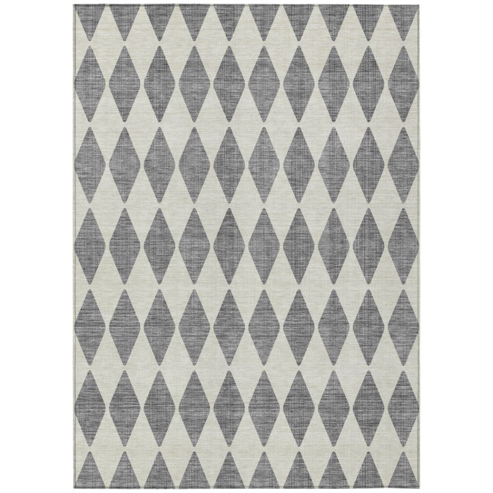 Addison Rugs ACN578 Machine Washable Indoor/Outdoor Chantille Gray 10