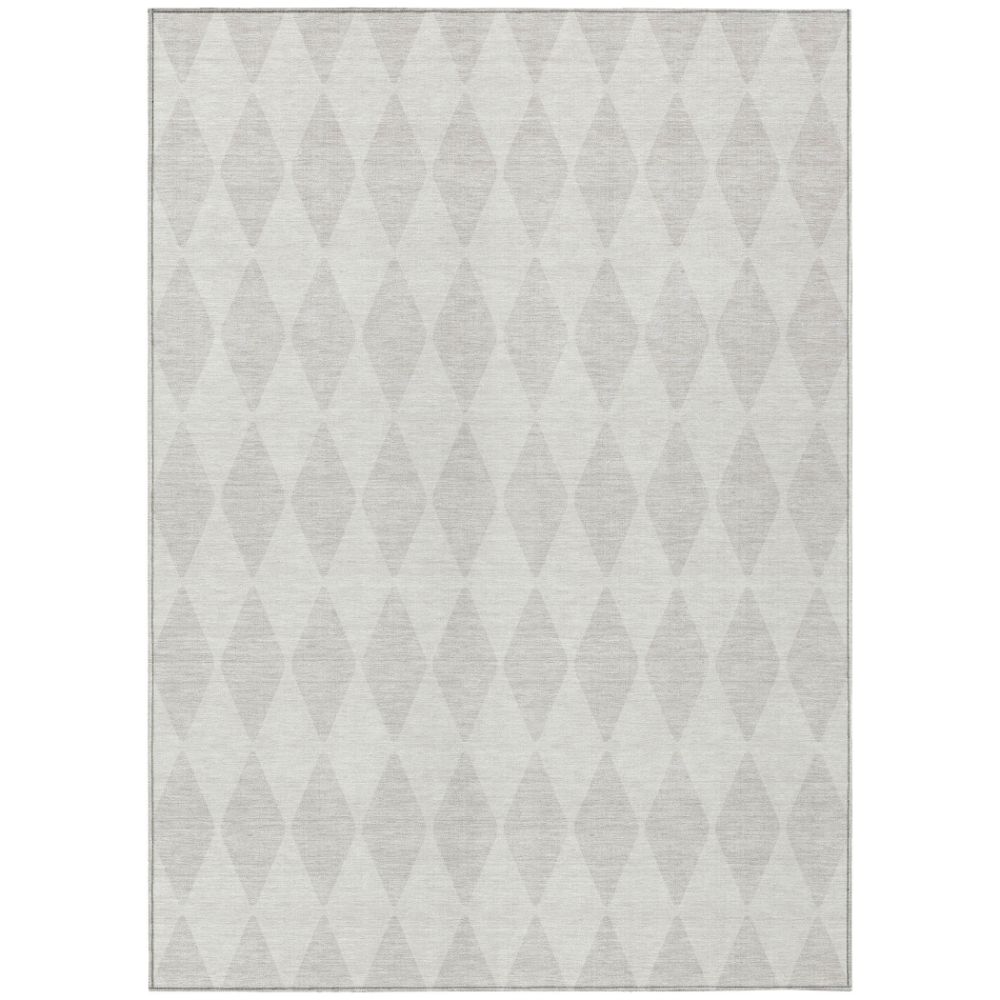 Addison Rugs ACN578 Machine Washable Indoor/Outdoor Chantille Ivory 10