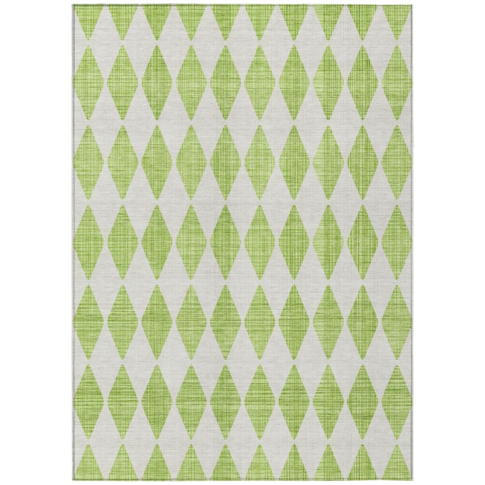 Addison Rugs ACN578 Machine Washable Indoor/Outdoor Chantille Lime 10