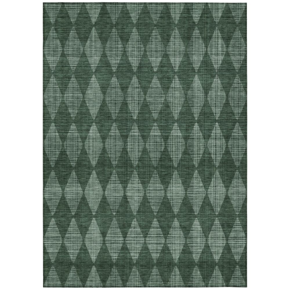 Addison Rugs ACN578 Machine Washable Indoor/Outdoor Chantille Olive 10