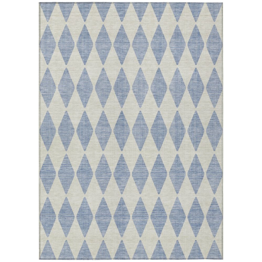 Addison Rugs ACN578 Machine Washable Indoor/Outdoor Chantille Sky 10