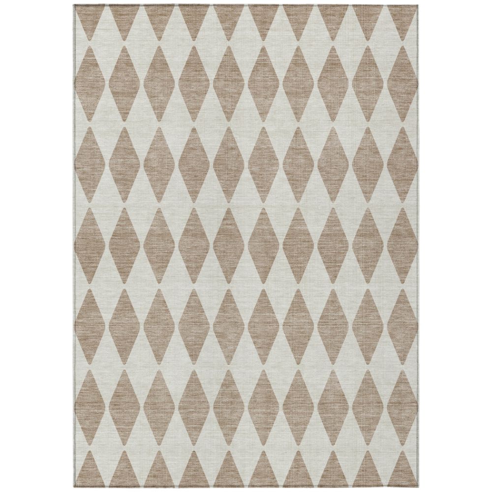 Addison Rugs ACN578 Machine Washable Indoor/Outdoor Chantille Taupe 10