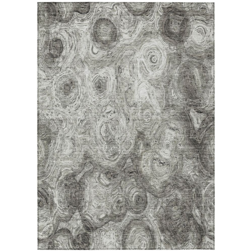 Addison Rugs ACN579 Machine Washable Indoor/Outdoor Chantille Silver 10