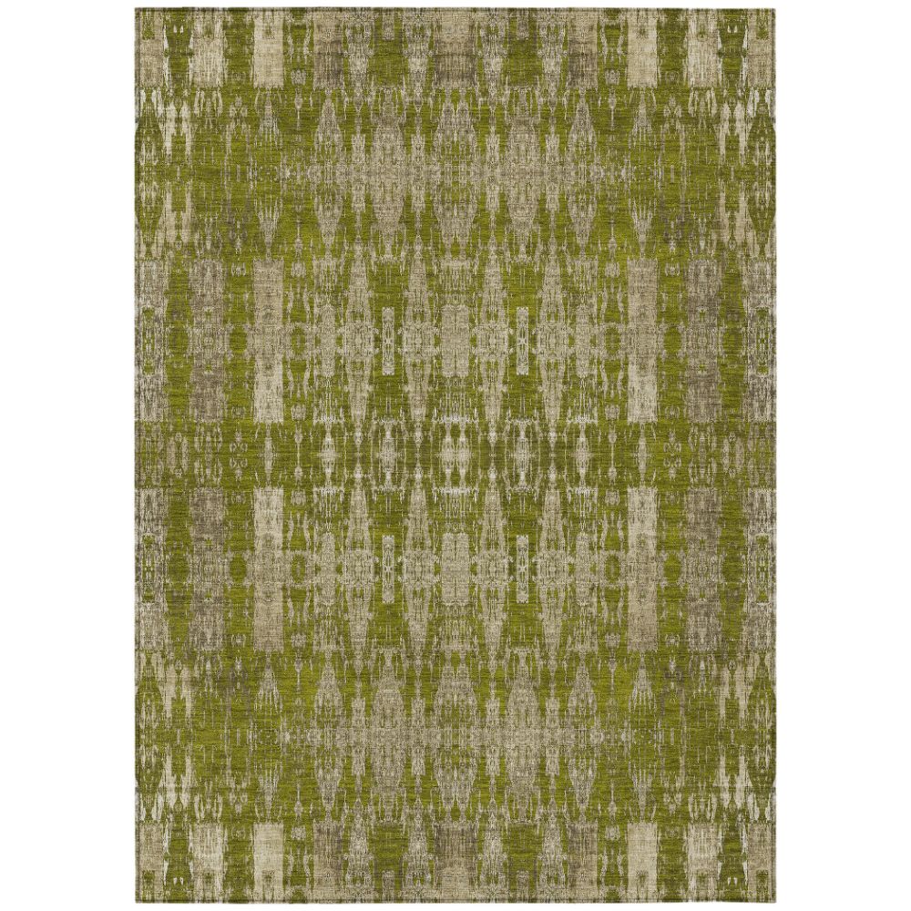 Addison Rugs ACN580 Machine Washable Indoor/Outdoor Chantille Olive 10