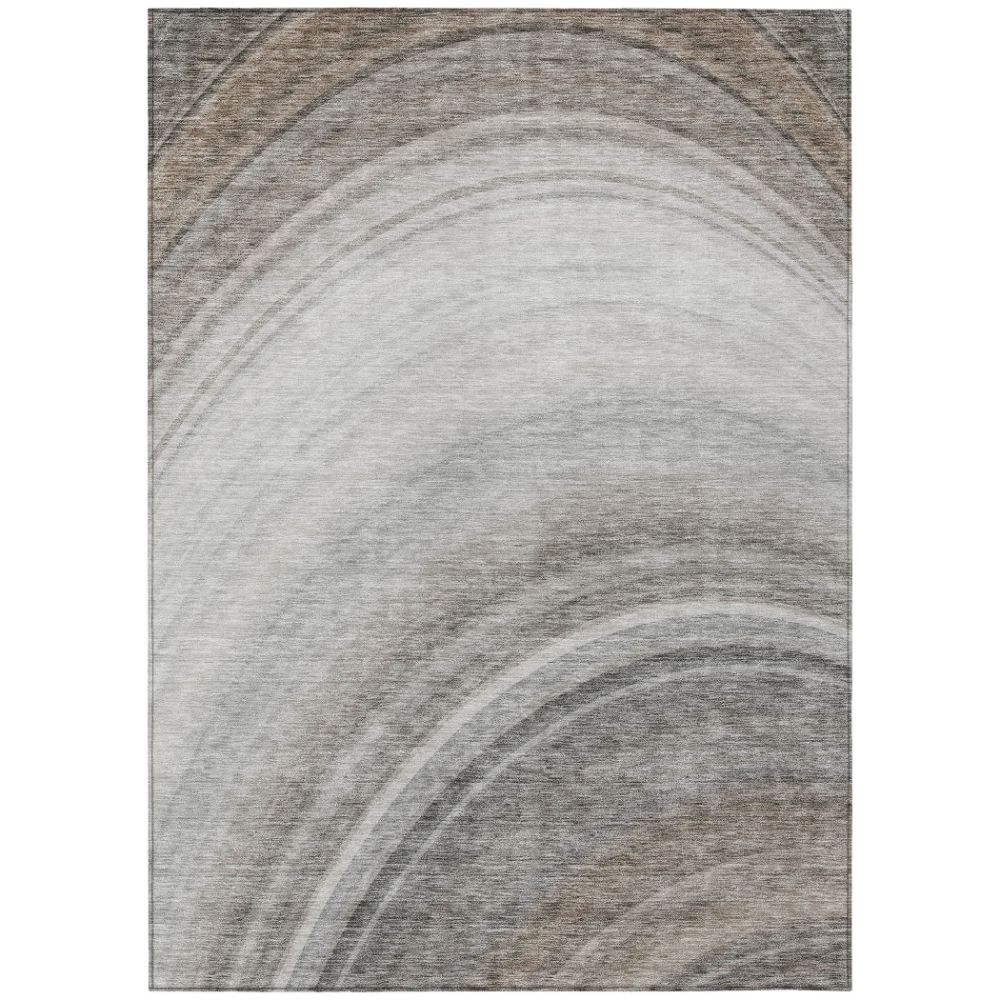 Addison Rugs ACN584 Machine Washable Indoor/Outdoor Chantille Gray 10