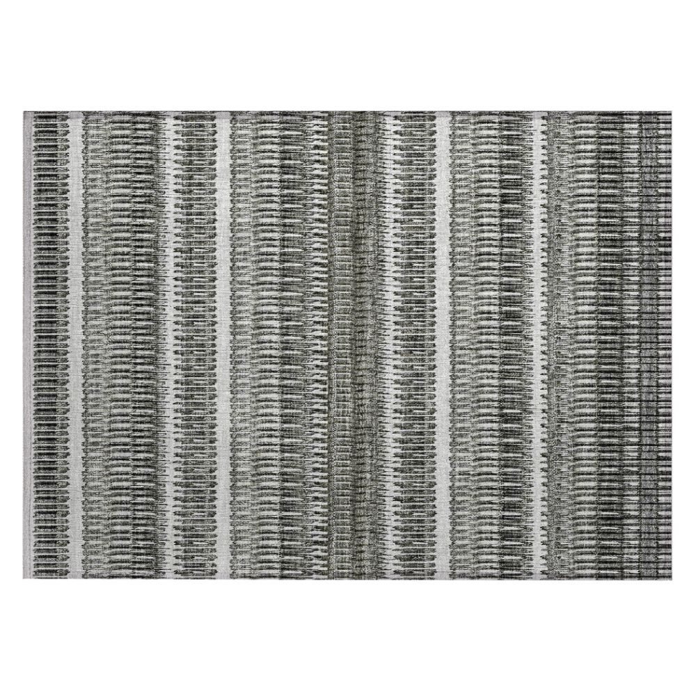 Addison Rugs ACN589 Machine Washable Indoor/Outdoor Chantille Gray 1
